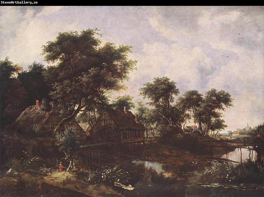 Meindert Hobbema The Watermill Oak